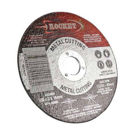 100mm 4 X 2mm X 16mm Angle Grinder Metal Cutting Disc Cdm100216 By