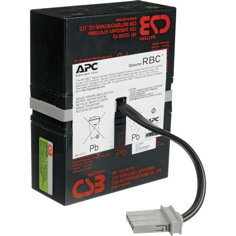Apc Replacement Battery Cartridge 33 Rbc33 Bandh Photo Video