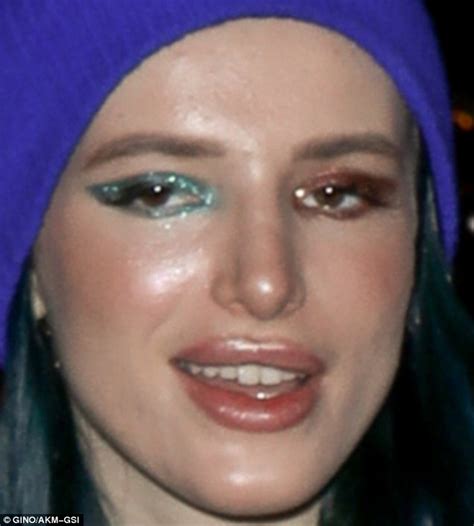 Bella Thorne Wears Odd Makeup Daily Mail Online