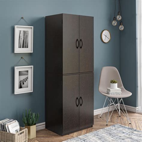 Find many great new & used options and get the best deals for mainstays storage cabinet, white stipple at the best online prices at ebay! Mainstays Storage Cabinet, Multiple Finishes - Walmart.com | Tall cabinet storage, Home storage ...