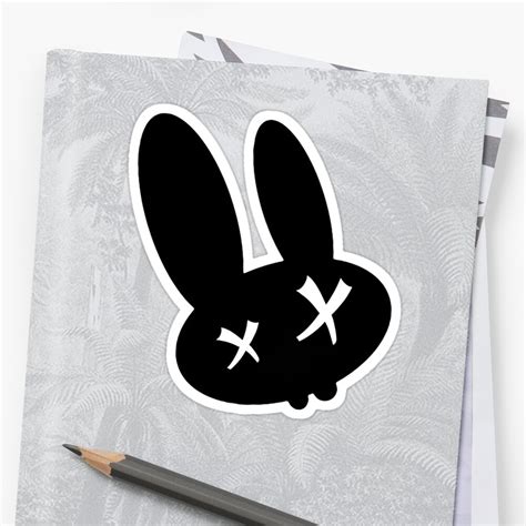 Emo Bunny Stickers By Queensoft Redbubble