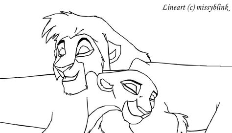 Another scene if you want more scenes tell me :*copyright disclaimer under section 107 of the copyright act 1976, allowance is made for fair. Kiara and Kovu lineart by MissyBlink on DeviantArt