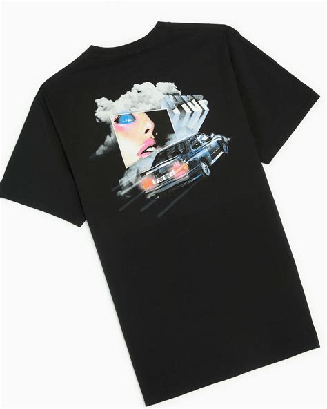 Huf Triple Beam Dream Mens T Shirt Black Ts01522 Black Buy Online At