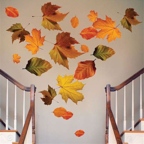 Autumn Leaves Wall Mural Decal Seasonal Wall Decal Murals Primedecals