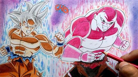 Imagenes De Goku Ultra Instinto Vs Jiren Para Colorear Zappp