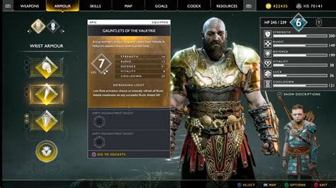 How To Get The God Of War Valkyrie Armor The Magic