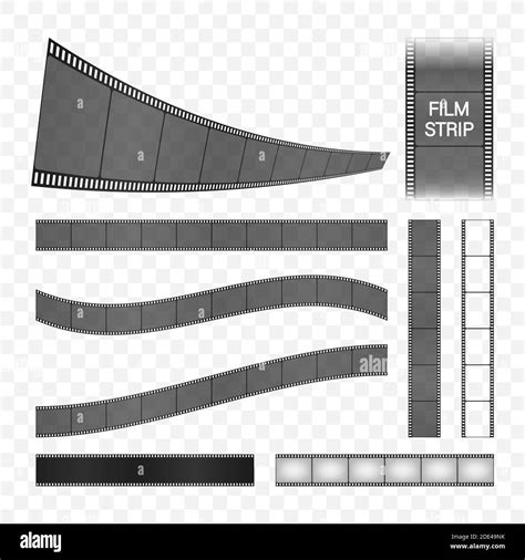 Film Strip Collection Cinema Frame Retro Film Strip Great Design For