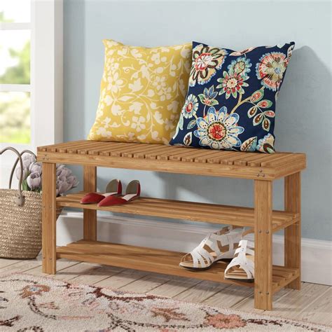 60 wide x 14 deep x 18 high. Rebrilliant Castagna Wood Storage Bench & Reviews