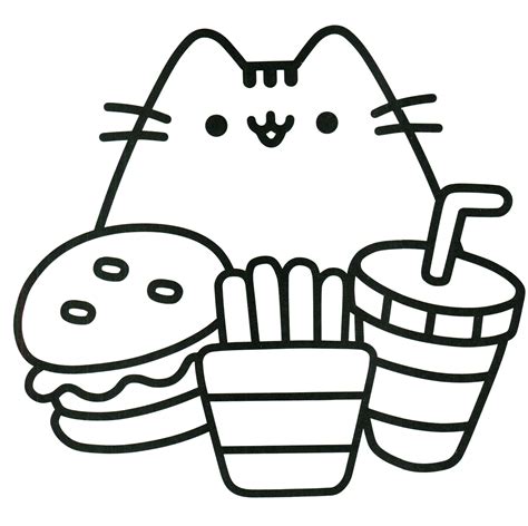 44 Kawaii Easy Cute Food Coloring Pages