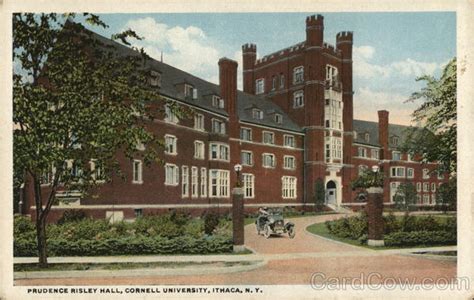 Prudence Risley Hall At Cornell University Ithaca Ny Postcard