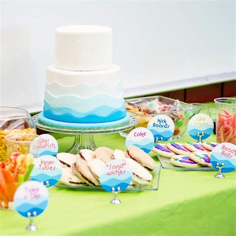 Pool Birthday Party Recipes And Labels Ashlee Marie