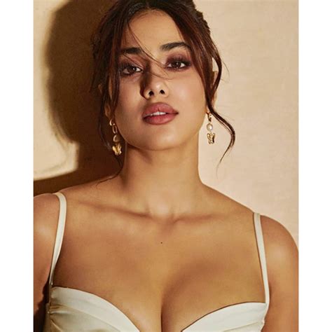 Janhvi Kapoor Looks Hot Af In This Plunging Neckline Short White Dress Fans Go Uff