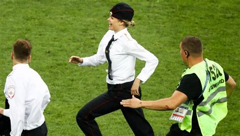 Football World Cup Russian Band Pussy Riot Claim Responsibility For Pitch Invasion Newshub