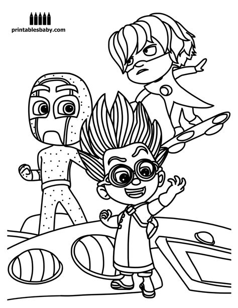 Pj Masks Catboy Coloring Pages At Free Printable