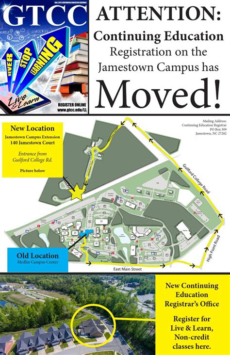 Gtcc High Point Campus Map Map