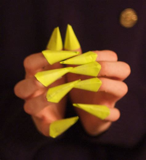Origami Fingernails How To Make Origami Origami Fingernails