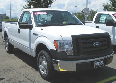Dimensions Of The Ford F150 2009 2014 Regular Cab Truckdimensions