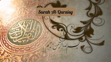Tafsir surah quraisy pengenalan dan tafsir ayat pertama uito. Surah Al-Quraisy - YouTube