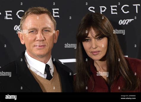 Daniel Craig And Monica Bellucci Attend The Last James Bond Film Spectre Photocall In Rome