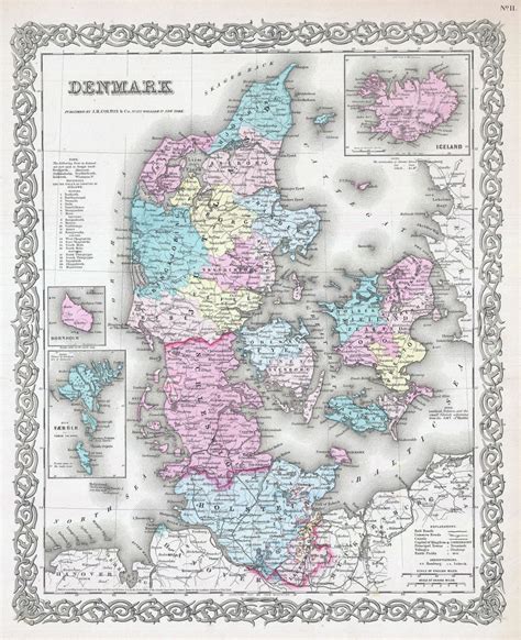 Large Political And Administrative Map Of Denmark With Roads Cities