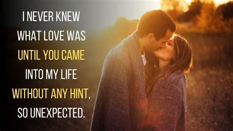 Best 50 Unexpected Love Quotes In English For Girlfriend Quoteskira