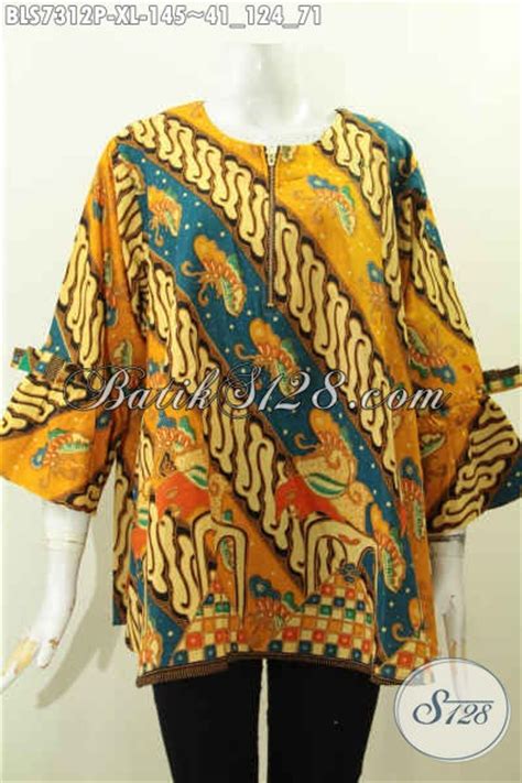 Pb22 baju batik wanita lengan panjang model asimetris u atasan kerja kantoran muslimah hijaber shopee indonesia : Koleksi Baju Batik wanita Desain Modern, Model Blus ...