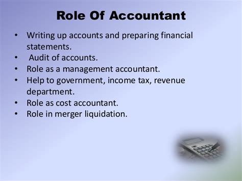 Utilizes accounting system, billing system, spreadsheet, and presentation software. Accounts and its functions