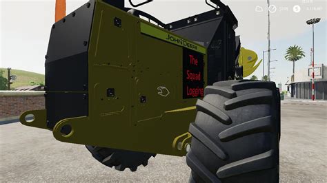 John Deere Skidder Squad Edition V10 Fs19 Farming Simulator 19 Mod