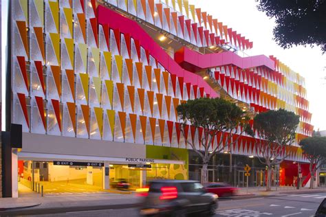 Santa Monica Parking Structure Behnisch Architekten Archello