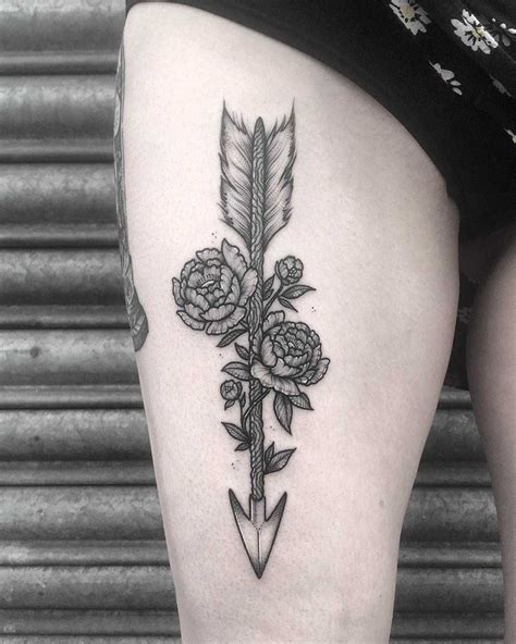 Https://tommynaija.com/tattoo/flower Arrow Tattoo Design