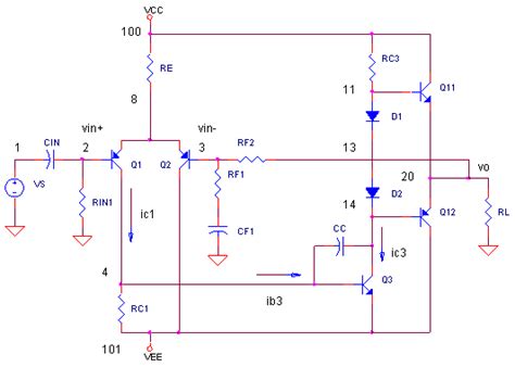Basic Audio Amplifier Circuit Diagram Electonics World