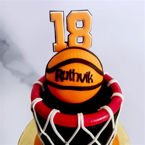 Basketball Net Cake Basketball Cake Order Custom Cakes In Bangalore