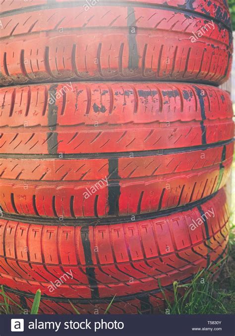 Painted Tires High Resolution Stock Photography And Images Alamy