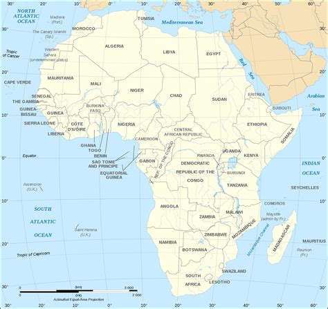 Continent of africa map creative images. African Continent Countries Map • Mapsof.net