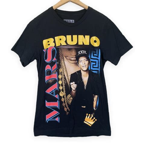 Bruno Mars K Magic World Tour Tee Bright Bold Rap Depop