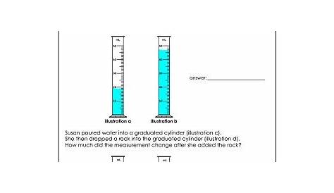 Science Graduated Cylinder Worksheet : Volume Worksheets Volume