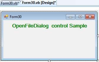 Openfiledialog Control In Vb Net Mindstick