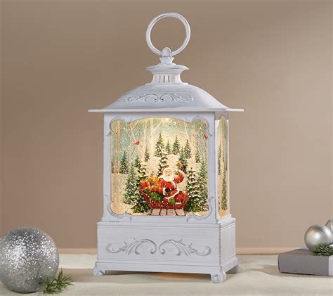 Best Choice Products Glitter Snow Globe Christmas Lantern Decoration