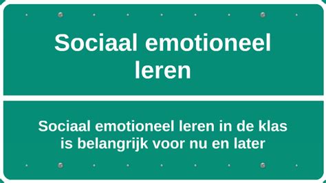 Sociaal Emotioneel Leren By Daphne Schroer