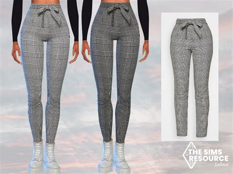 The Sims Resource Female Plaid Pants