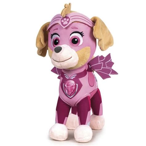 Peluche Pat Patrouille Stella 28 Cm Mighty Pups Fp Cdiscount Jeux