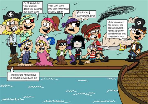 Captain Lincoln And His Loud Pirates By Austindoublej On Newgrounds