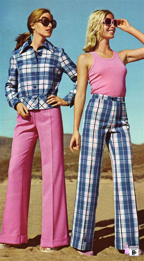 1970 s fashion looks if they were worn with same top colour to trousers would they look like