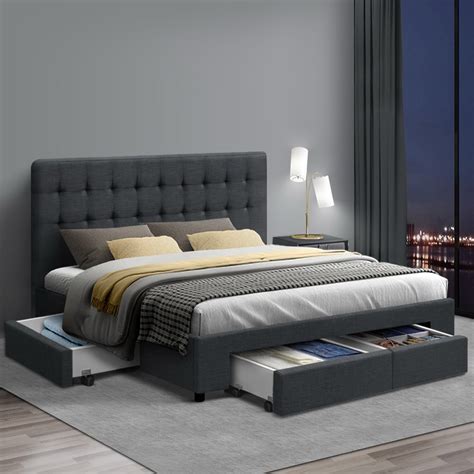 That's why they are so popular for children, teens, and young adults. Double Full Size Bed Frame Base Mattress With Storage ...
