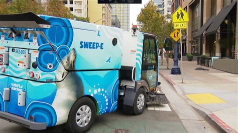 San Diego Debuts New Electric Mini Street Sweeper