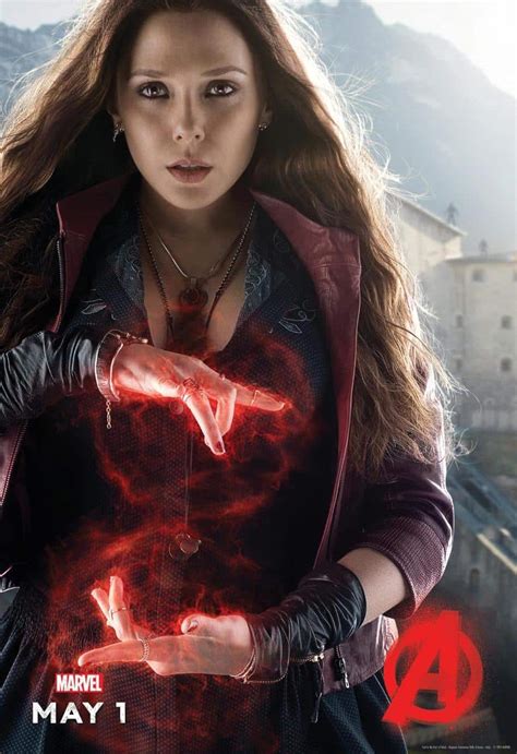 Elizabeth Olsen Aborda A Scarlet Witch Sus Poderes Y Más De Avengers