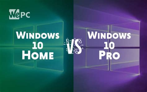 Windows 10 Home Vs Windows 10 Pro Which Is Right For You Wepc