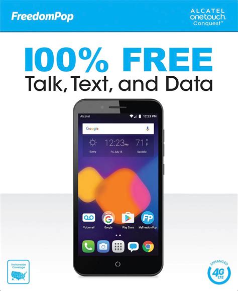 Best Buy Freedompop Alcatel Onetouch Conquest 4g Lte With 8gb Memory