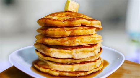 How To Make Fluffy Pancakes Pancake Recipe Youtube