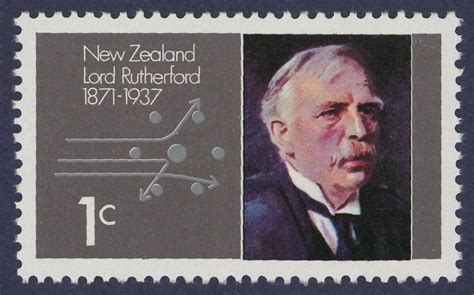 Naturwissenschaft Und Technik Auf Briefmarken Ernest Rutherford